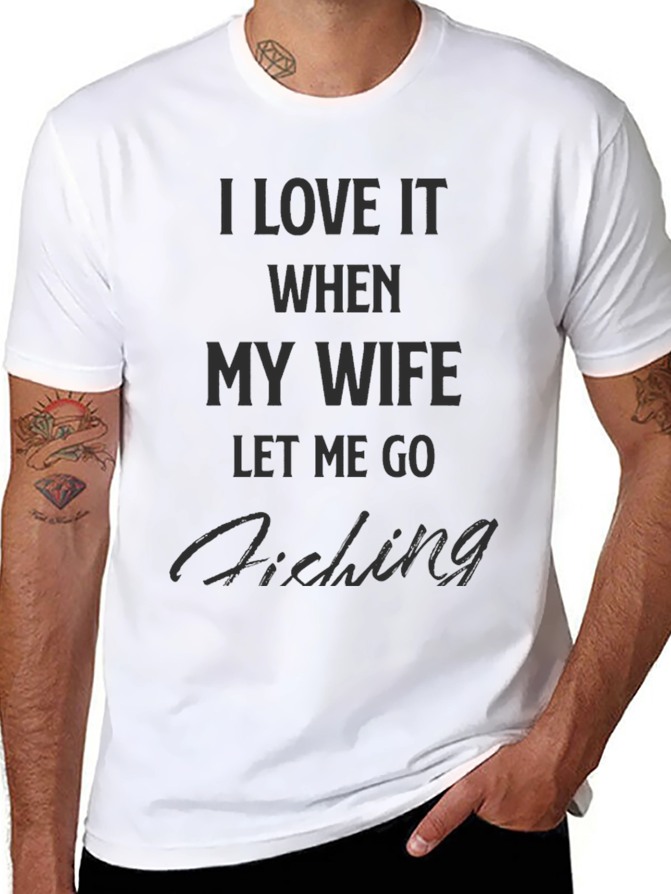 Fishing Humor Graphic T-Shirt