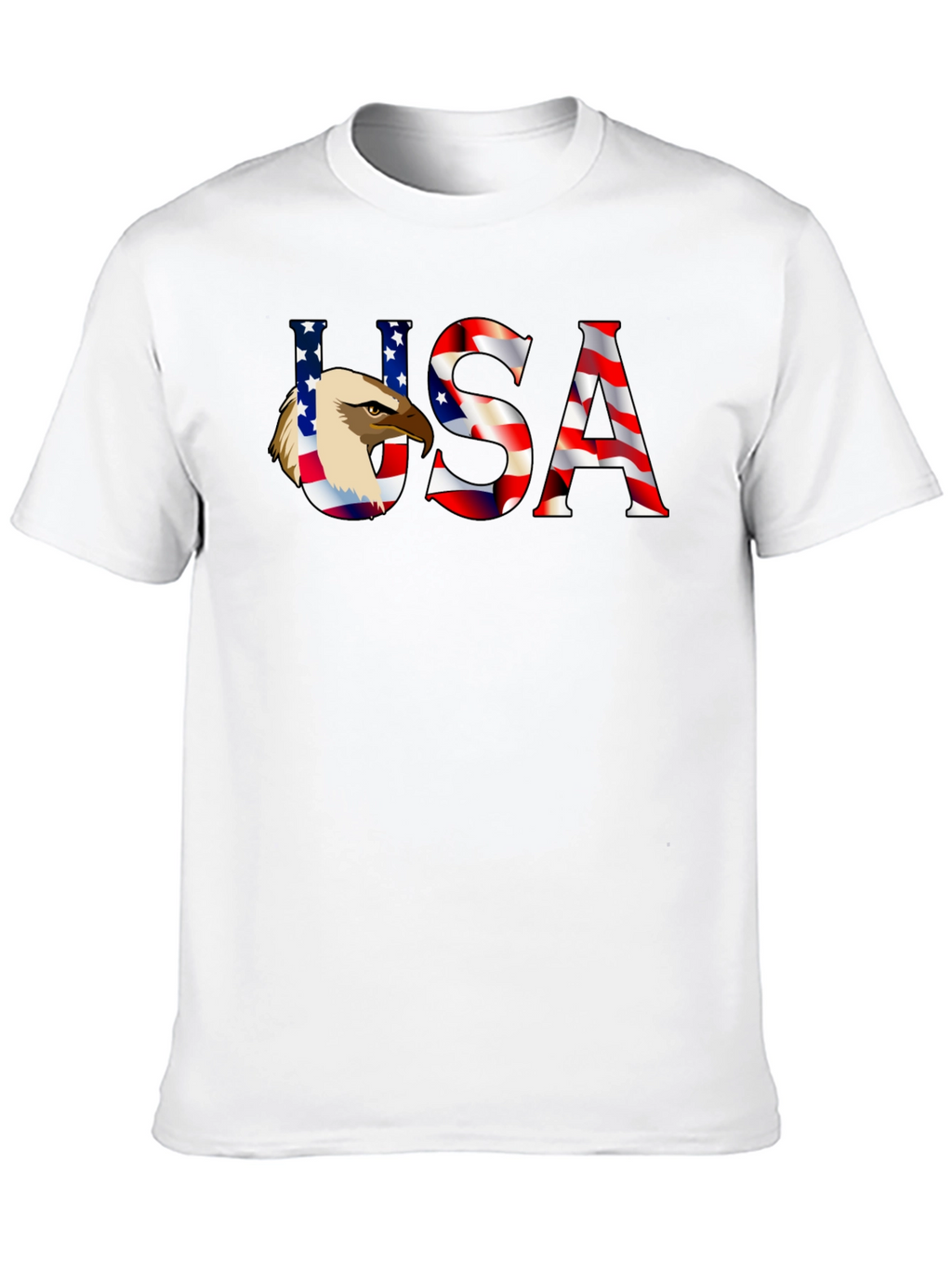 USA Eagle Graphic T-Shirt - Patriotic American Pride