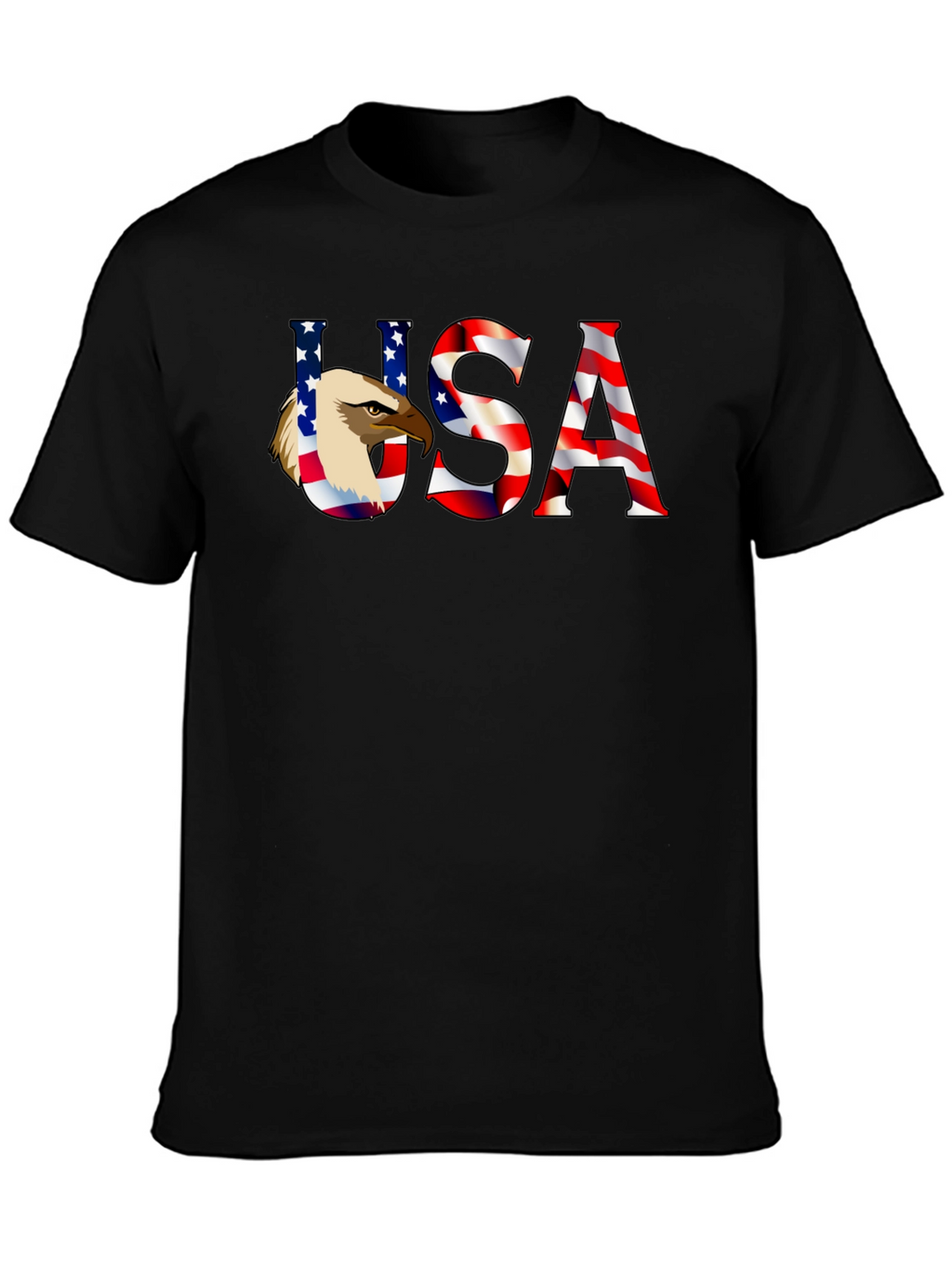 USA Eagle Graphic T-Shirt - Patriotic American Pride