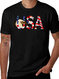 USA Eagle Graphic T-Shirt - Patriotic American Pride