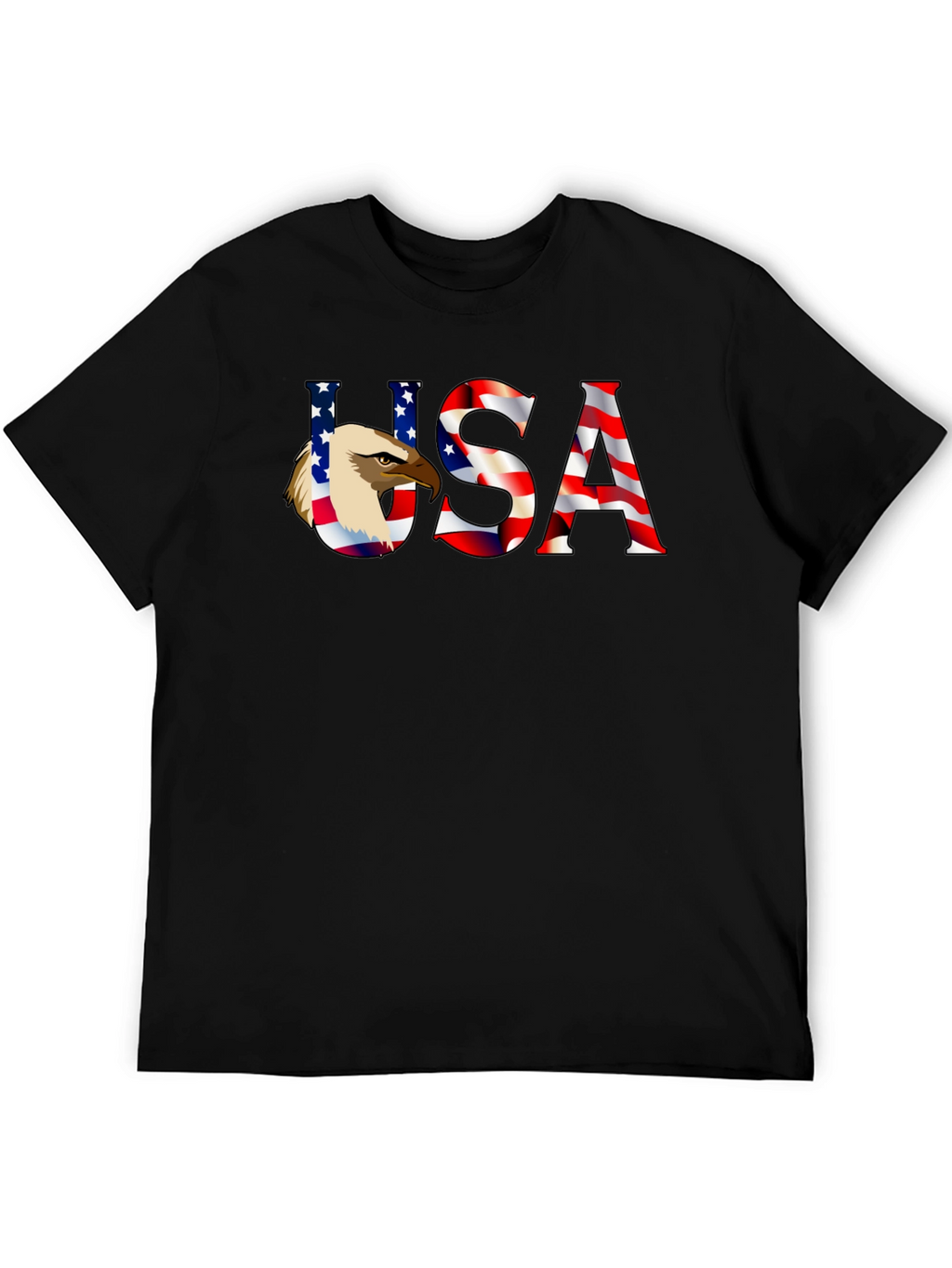 USA Eagle Graphic T-Shirt - Patriotic American Pride