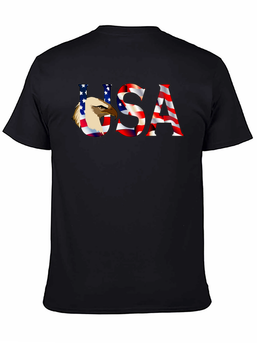 USA Eagle Graphic T-Shirt - Patriotic American Pride