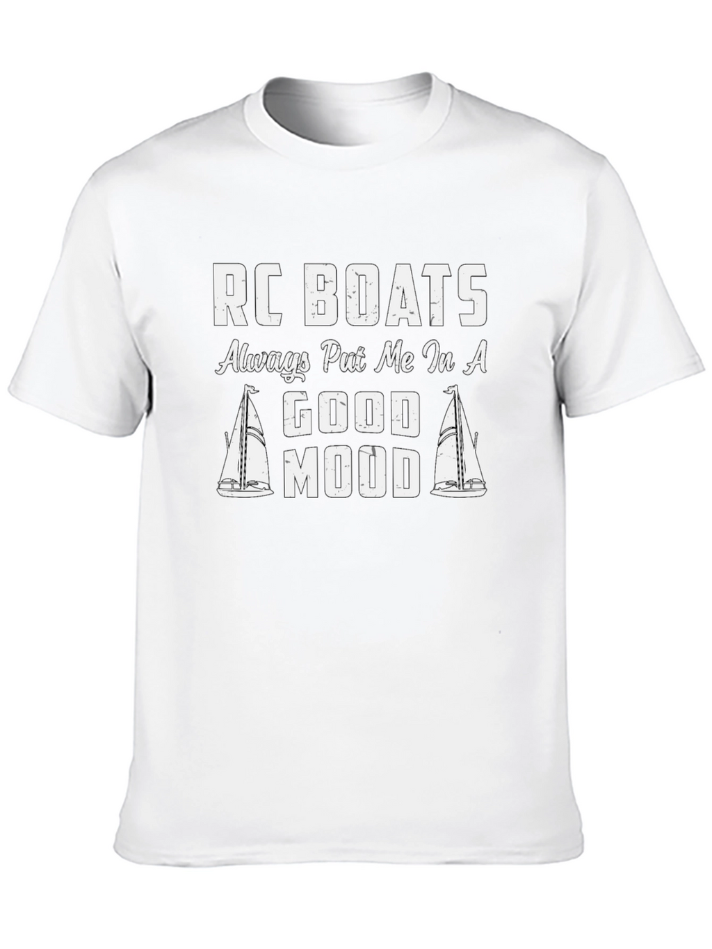 RC Boats Good Mood T-Shirt Black Unisex