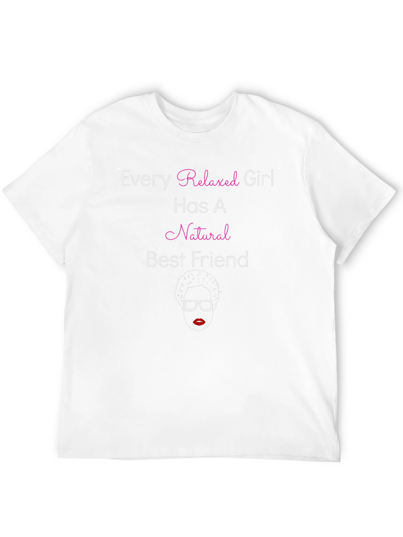 Relaxed Girl Natural Best Friend Graphic Tee