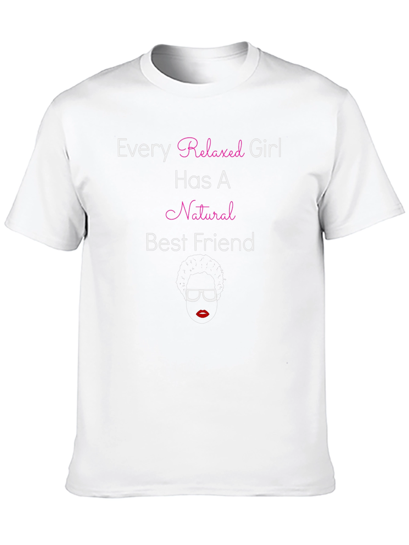 Relaxed Girl Natural Best Friend Graphic Tee