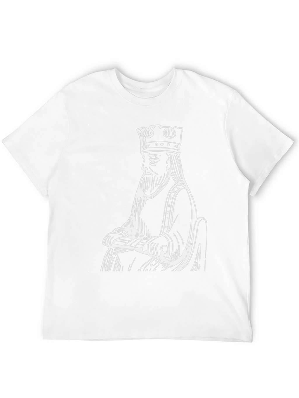 King Graphic T-Shirt - Black Cotton Tee