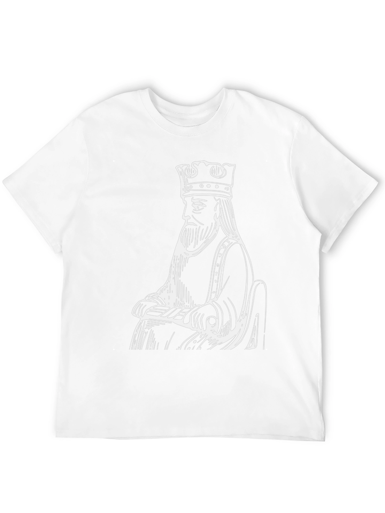 King Graphic T-Shirt - Black Cotton Tee