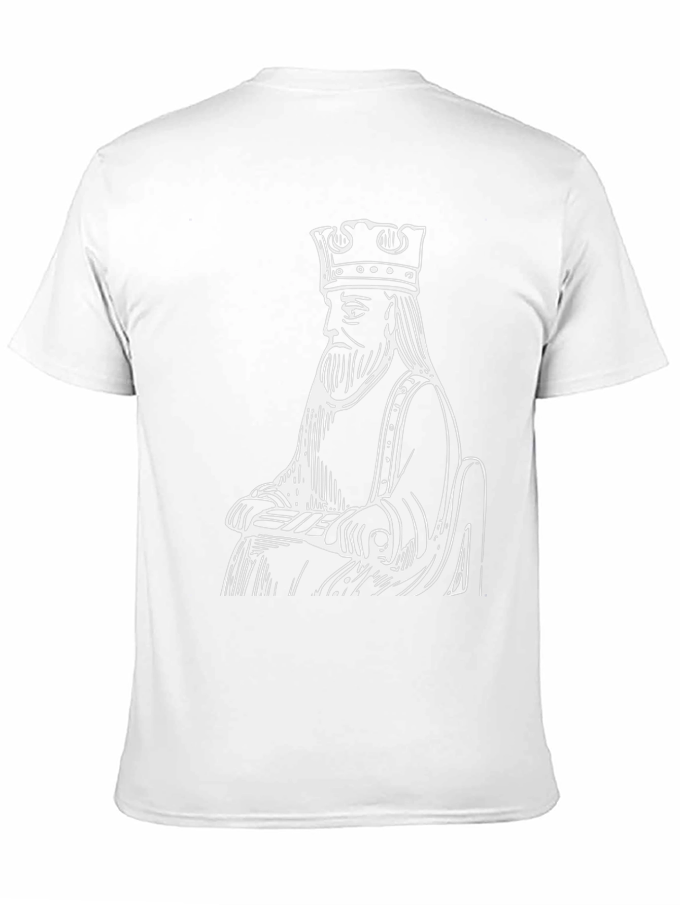 King Graphic T-Shirt - Black Cotton Tee