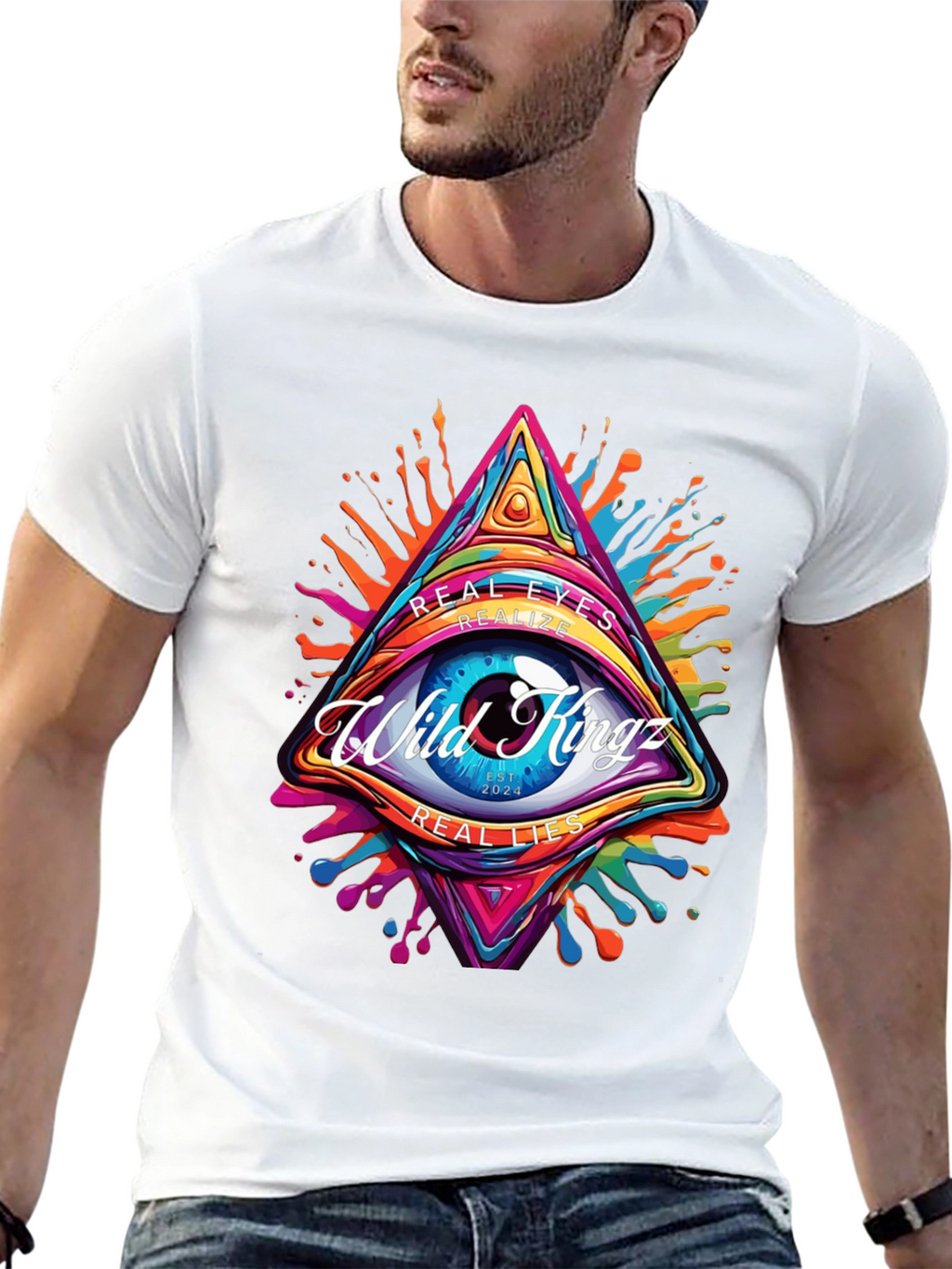 Wild Kingz Eye Graphic T-Shirt