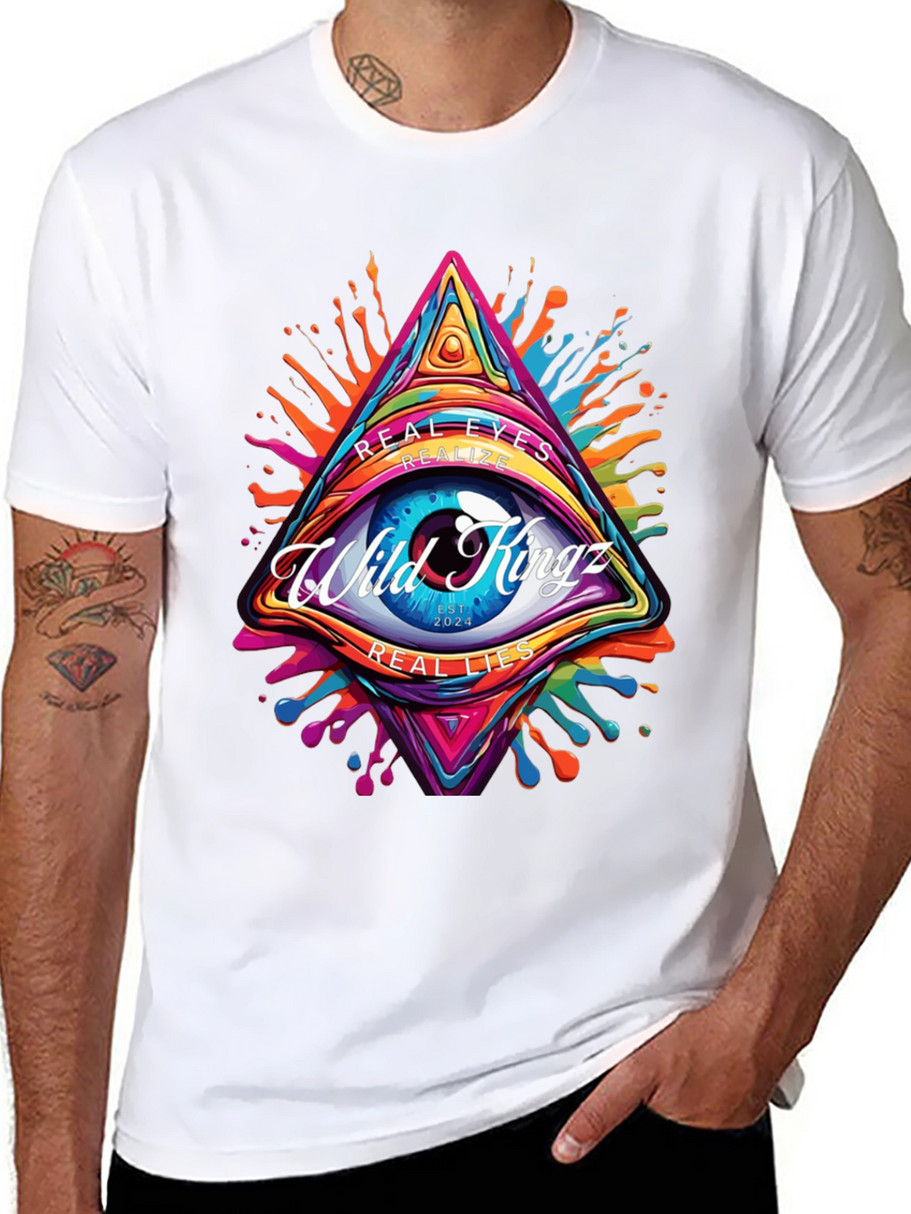 Wild Kingz Eye Graphic T-Shirt