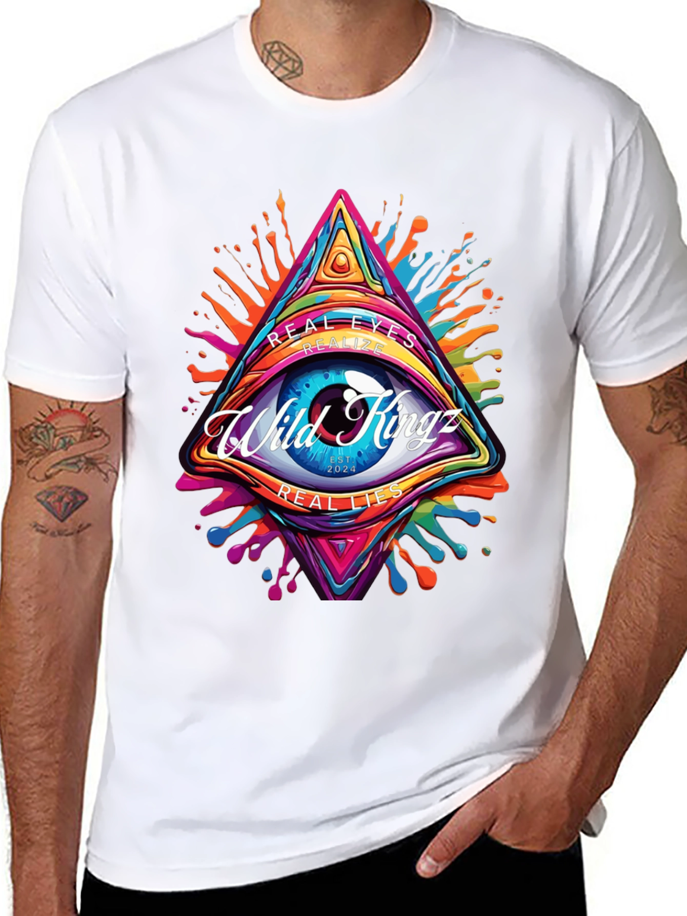 Wild Kingz Eye Graphic T-Shirt