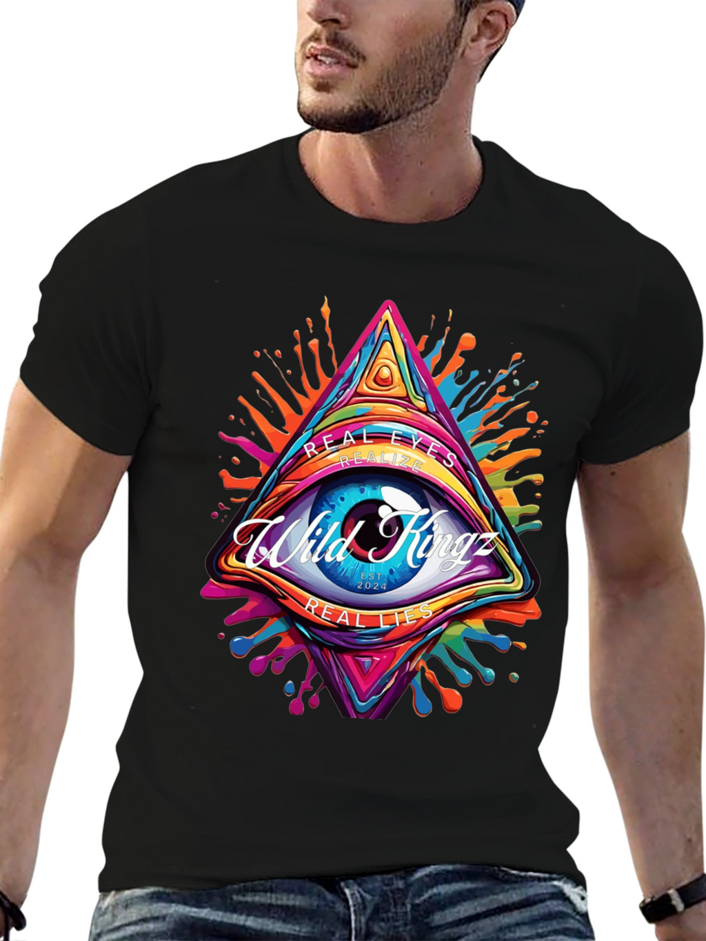 Wild Kingz Eye Graphic T-Shirt