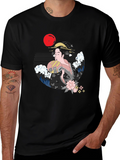 Geisha Graphic Black T-Shirt