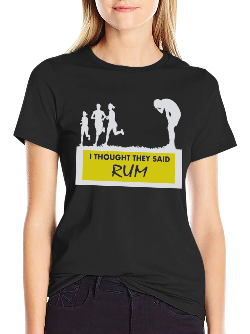 Funny Running Rum T-Shirt