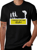 Funny Running Rum T-Shirt