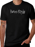 Retro Style Graphic Black T-Shirt