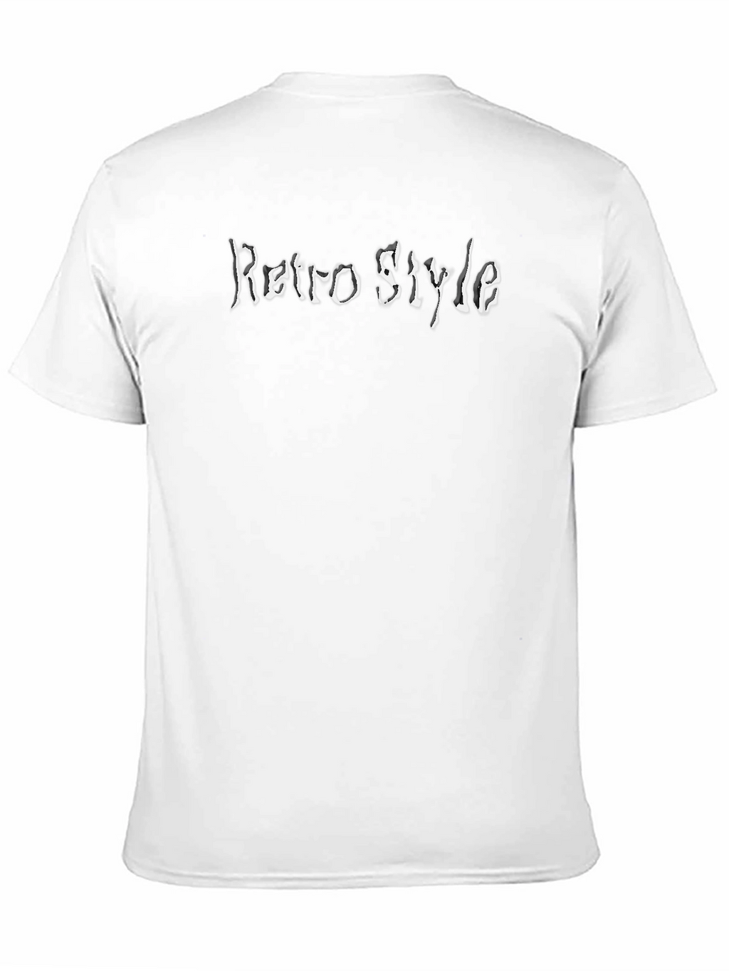 Retro Style Graphic Black T-Shirt