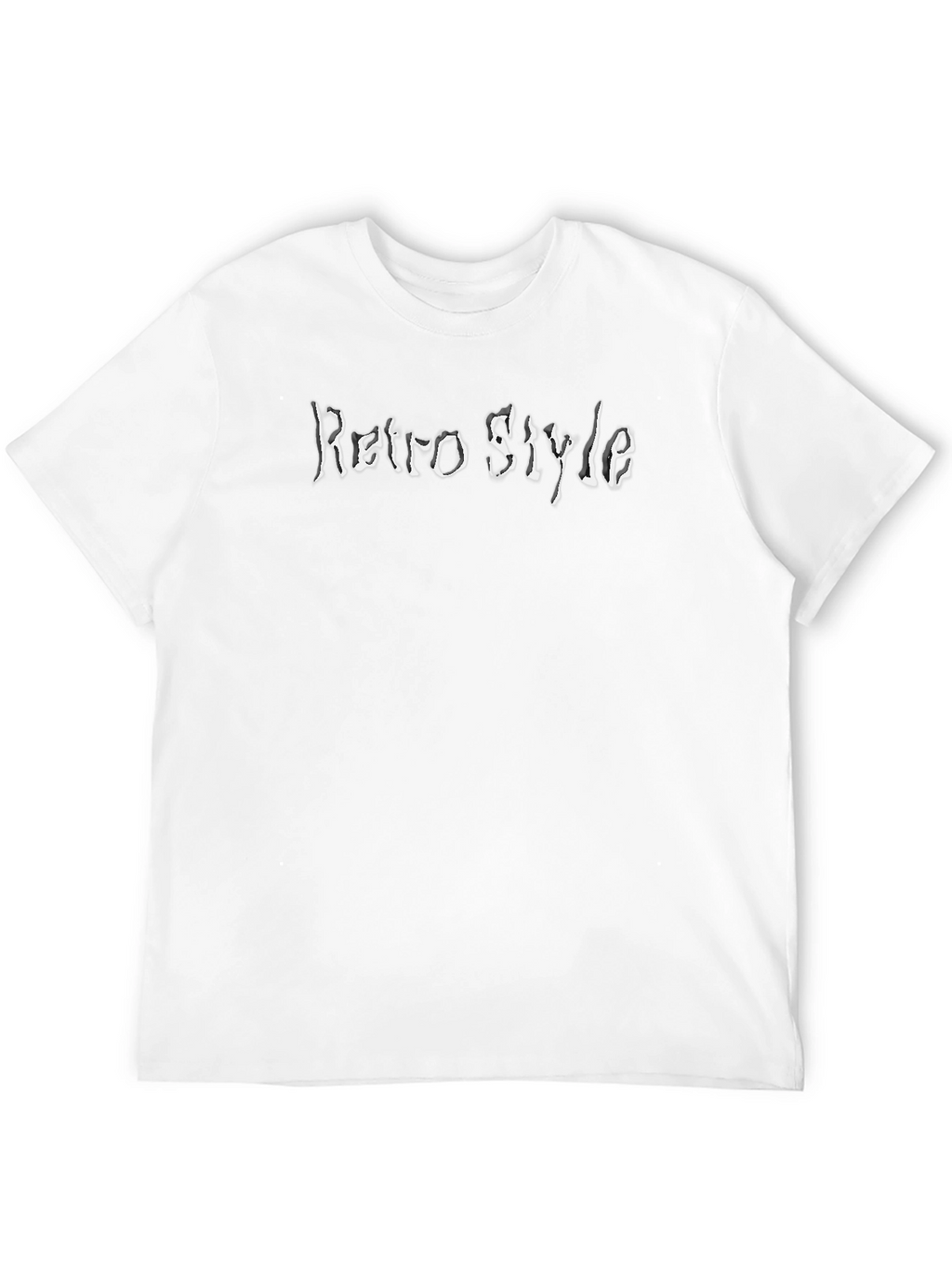 Retro Style Graphic Black T-Shirt