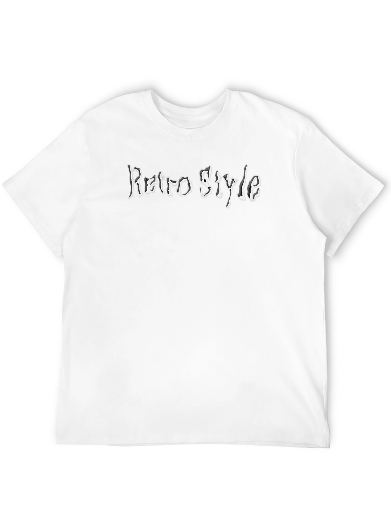 Retro Style Graphic Black T-Shirt