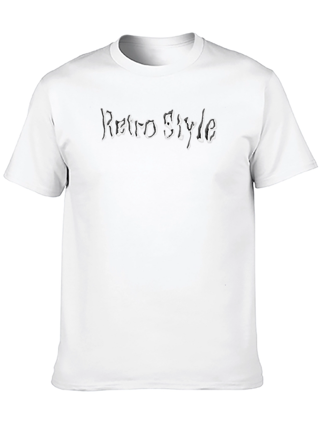 Retro Style Graphic Black T-Shirt