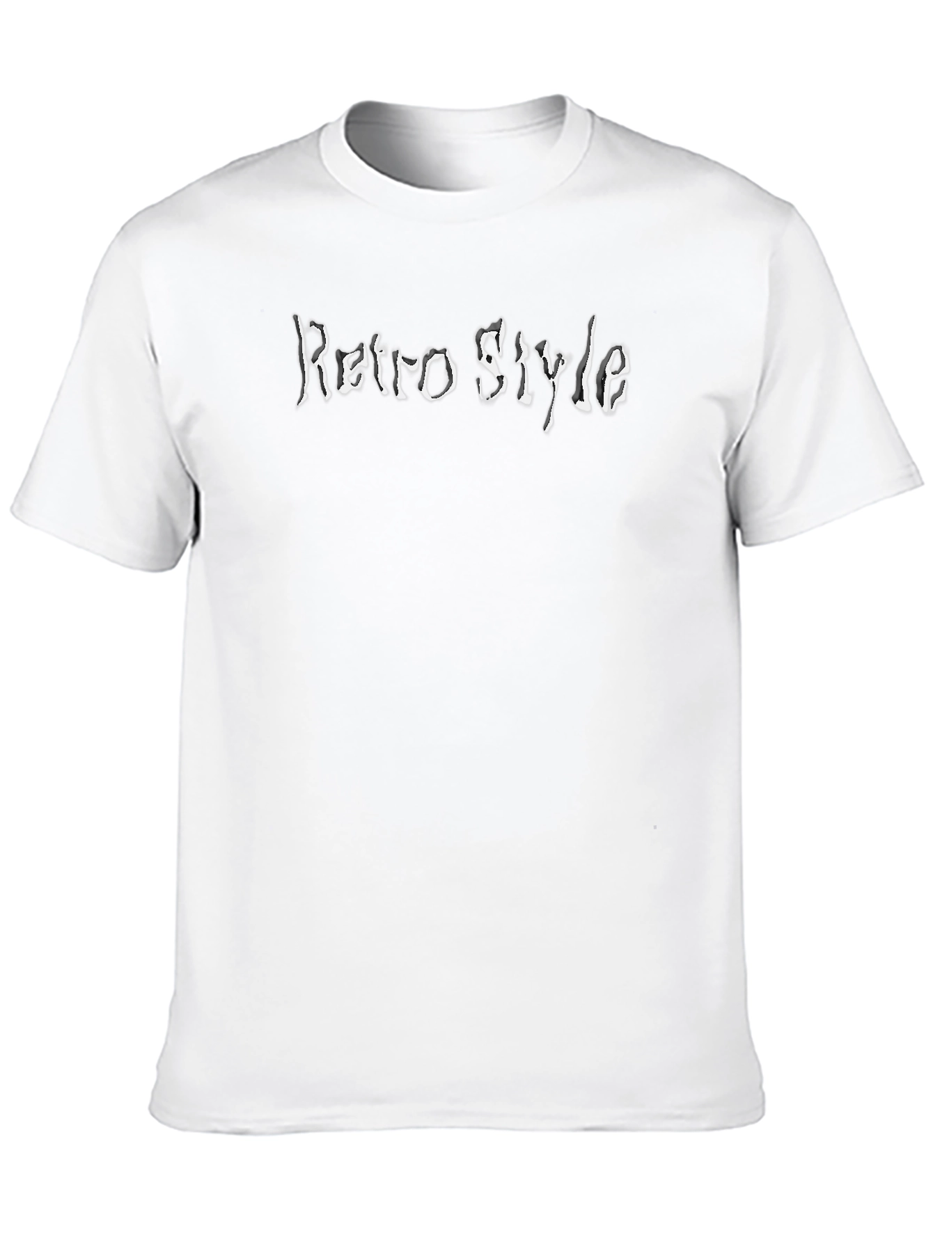 Retro Style Graphic Black T-Shirt