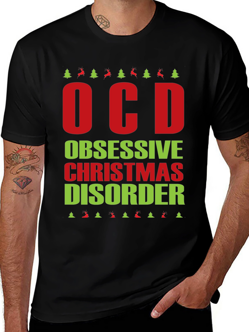 OCD Obsessive Christmas Disorder T-Shirt