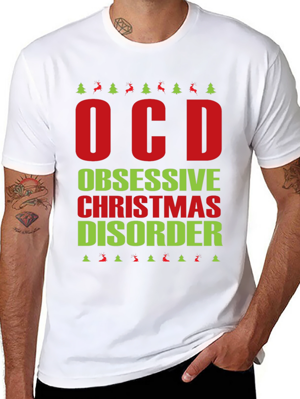 OCD Obsessive Christmas Disorder T-Shirt