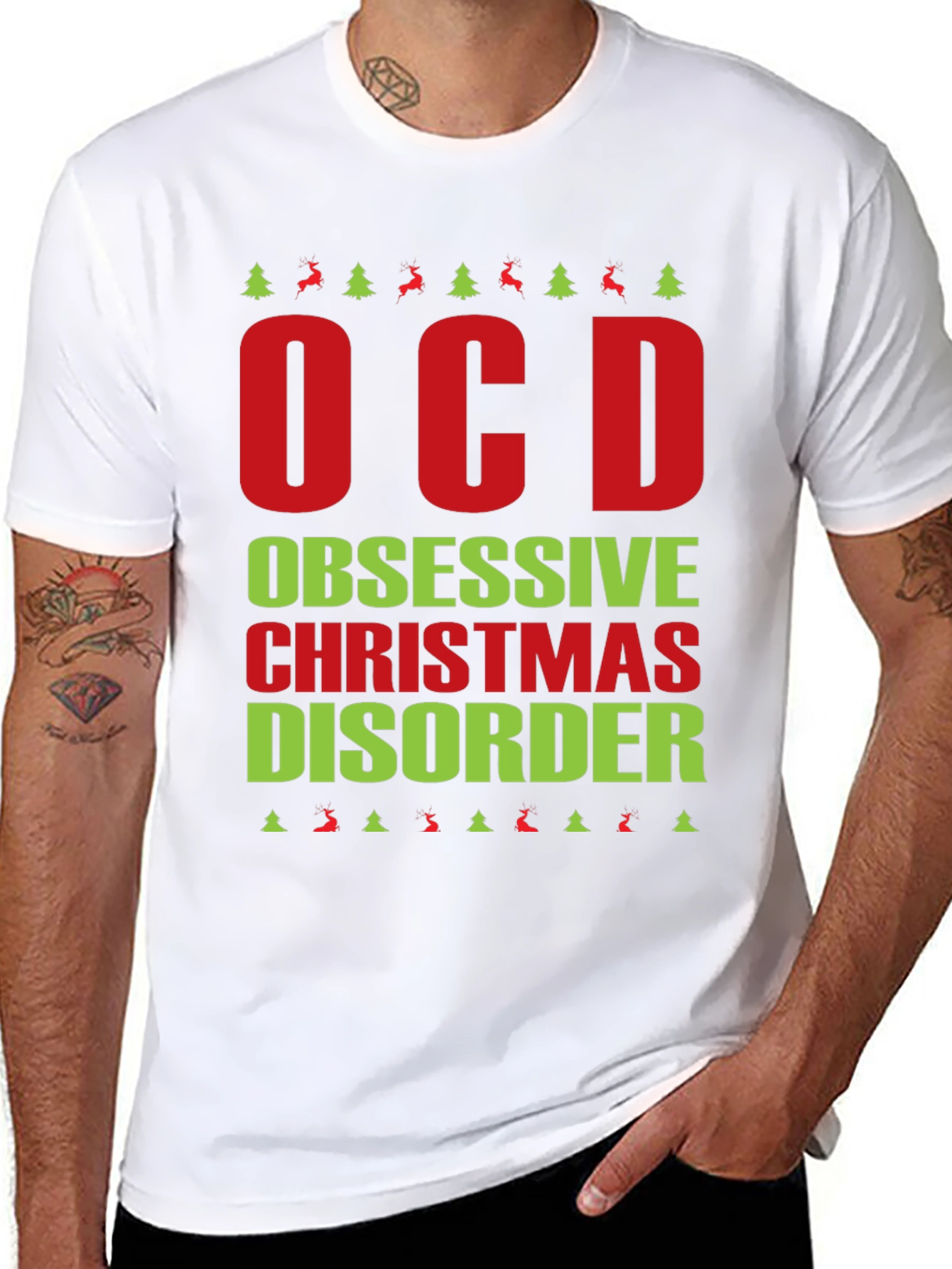 OCD Obsessive Christmas Disorder T-Shirt