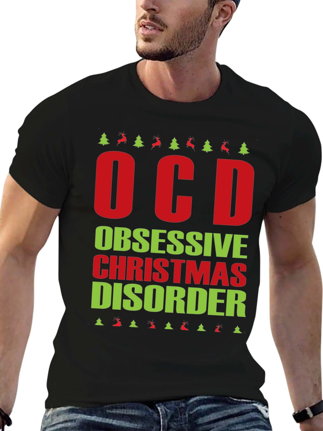 OCD Obsessive Christmas Disorder T-Shirt