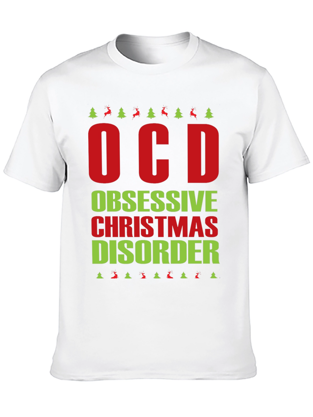 OCD Obsessive Christmas Disorder T-Shirt
