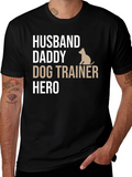 Husband Daddy Dog Trainer Hero T-Shirt