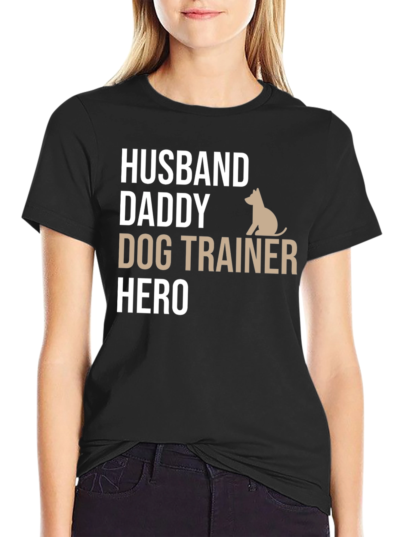 Husband Daddy Dog Trainer Hero T-Shirt