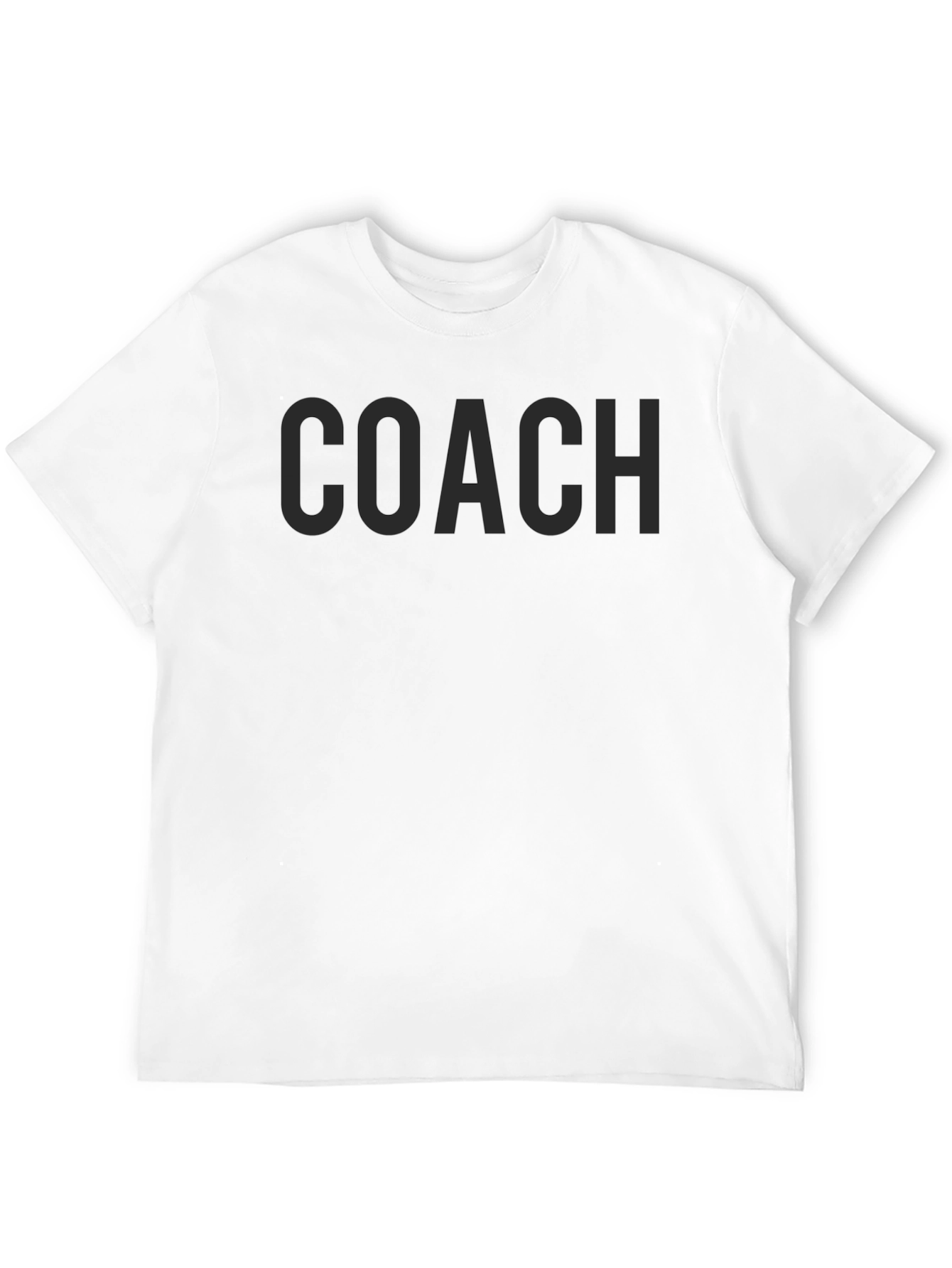 Coach T-Shirt - Simple Bold Statement Tee