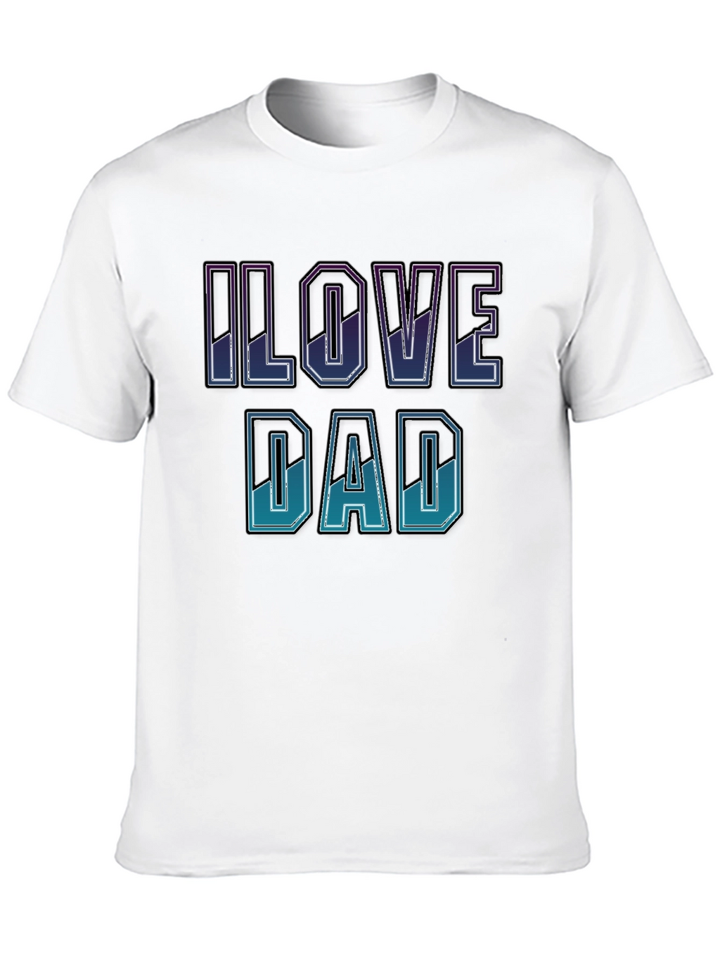 I Love Dad T-Shirt - Stylish Fathers Day Gift
