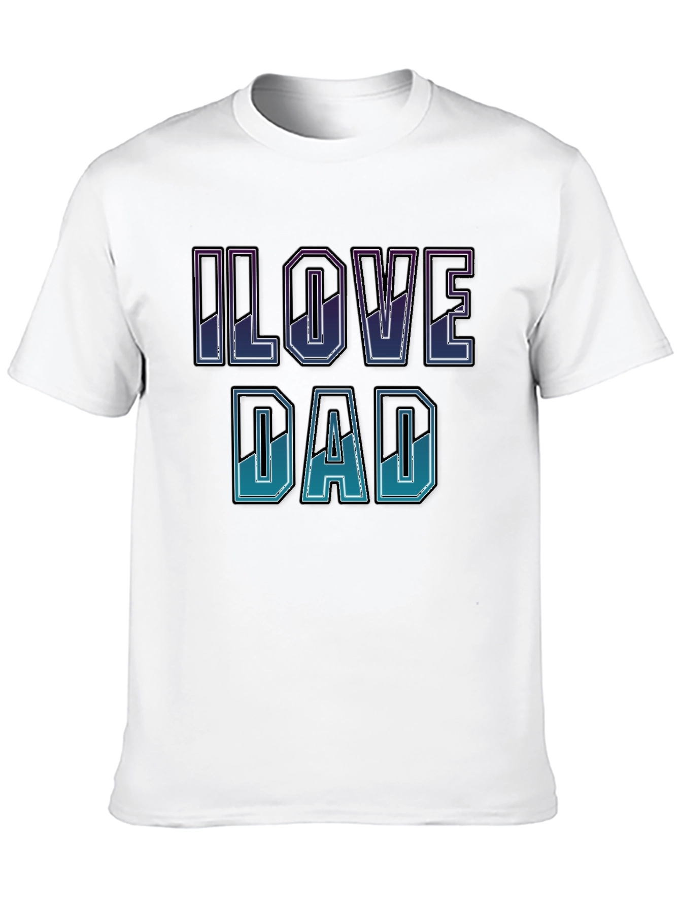 I Love Dad T-Shirt - Stylish Fathers Day Gift