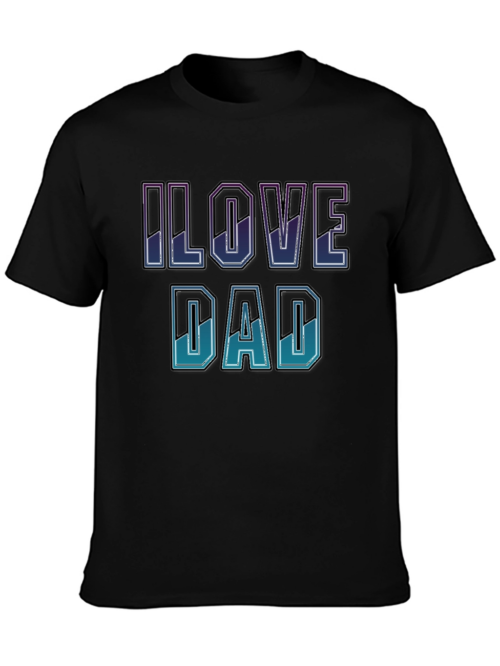 I Love Dad T-Shirt - Stylish Fathers Day Gift