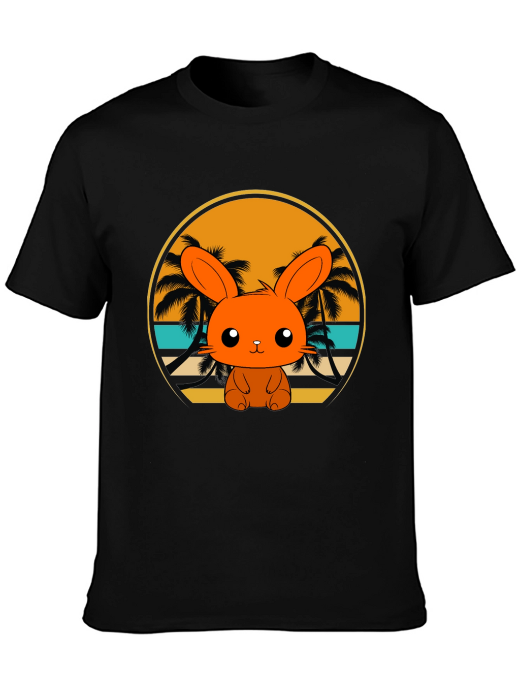 Bunny Beach T-Shirt: Cute Summer Vibes