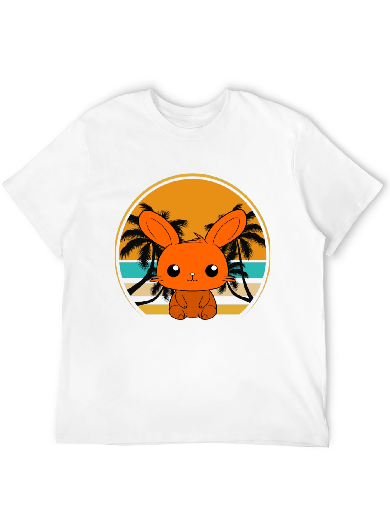 Bunny Beach T-Shirt: Cute Summer Vibes