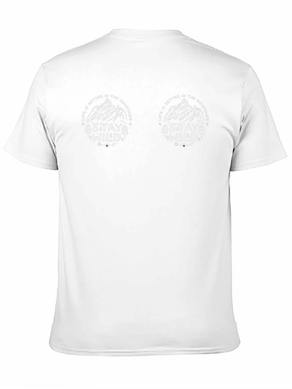 Stay Wild Graphic T-Shirt - Mountain Adventure Tee