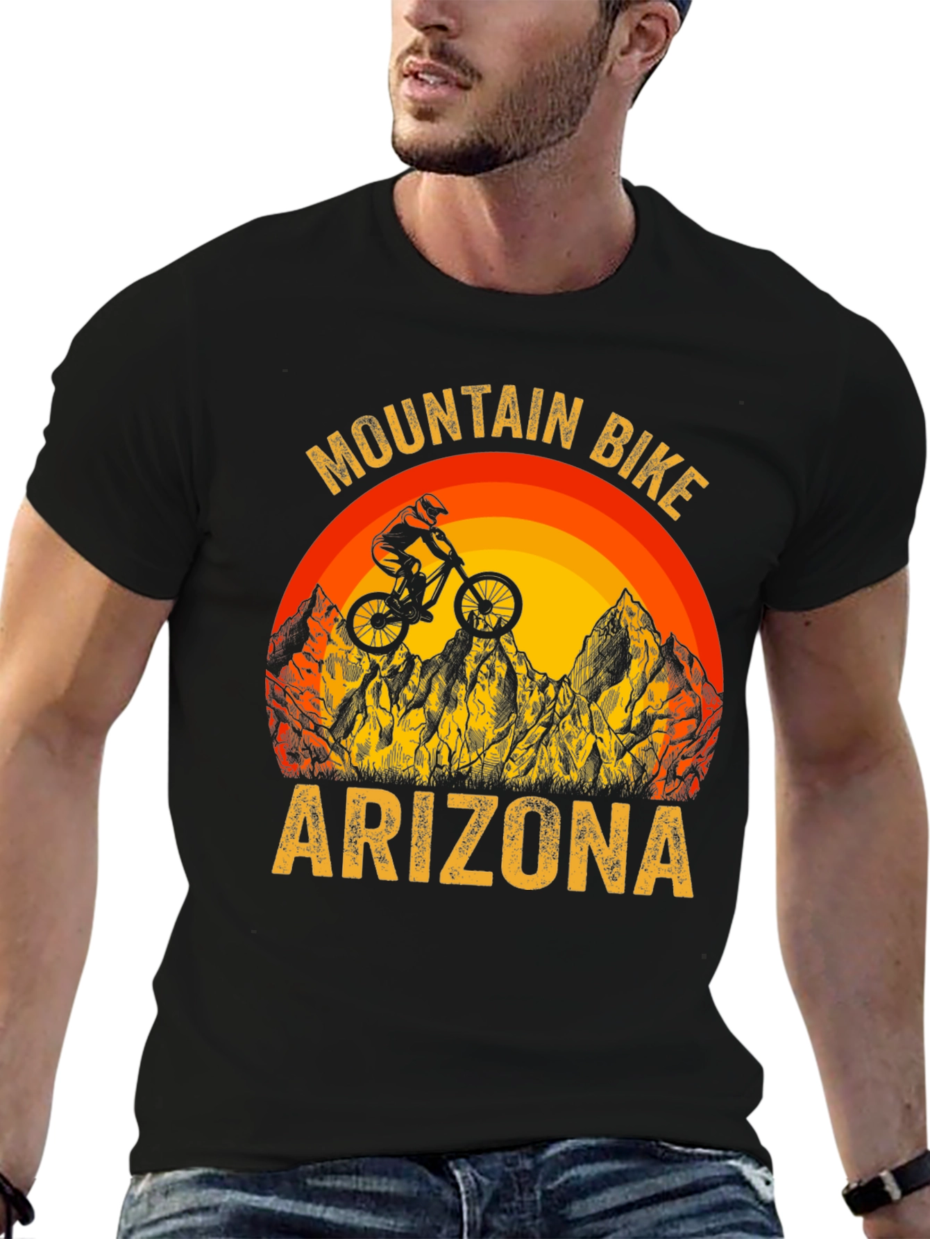 Mountain Bike Arizona Graphic T-Shirt