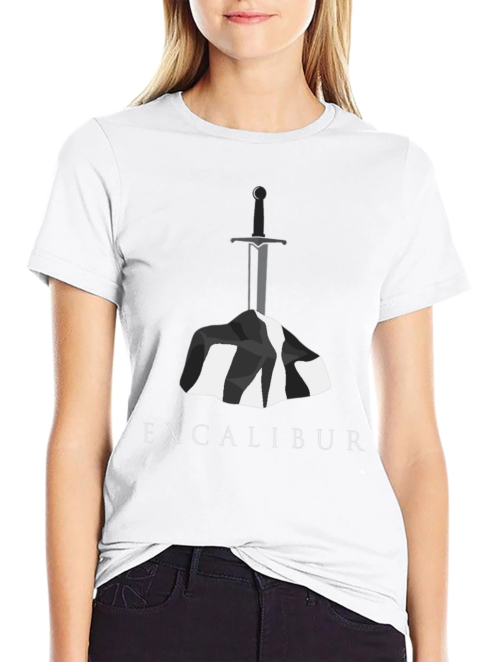 Excalibur Sword in Stone T-Shirt
