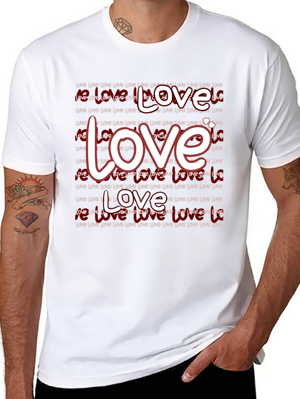 Love Graphic Print T-Shirt