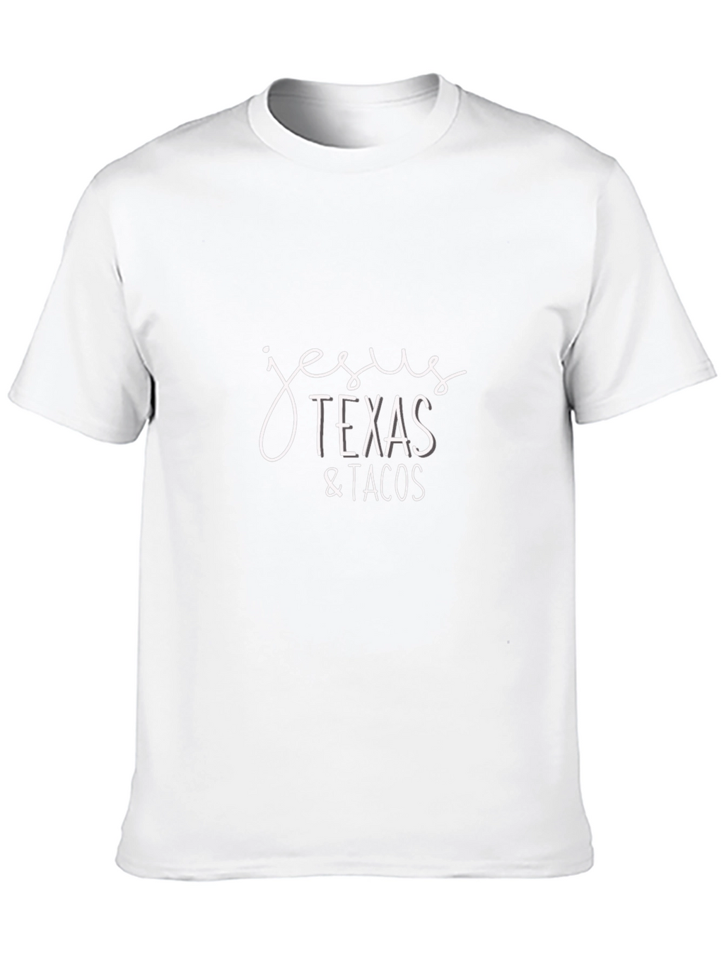 Jesus Texas and Tacos Black T-Shirt