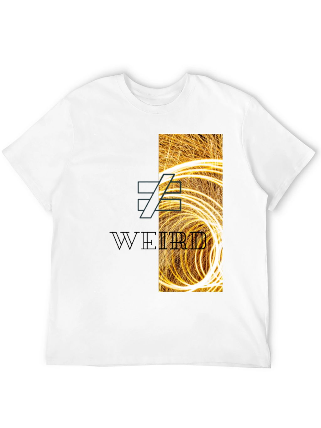 Weird Graphic Print T-Shirt