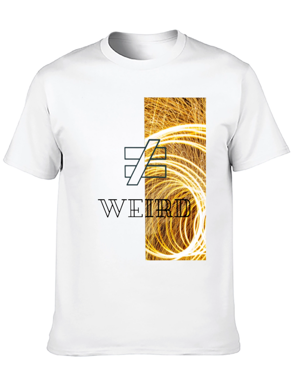 Weird Graphic Print T-Shirt