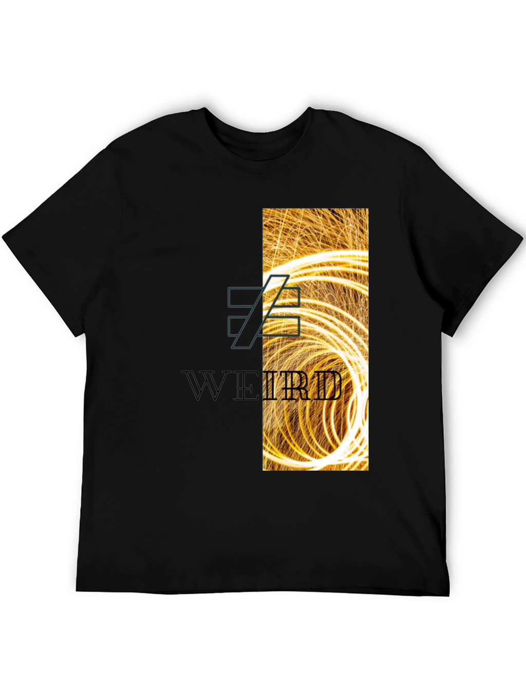Weird Graphic Print T-Shirt