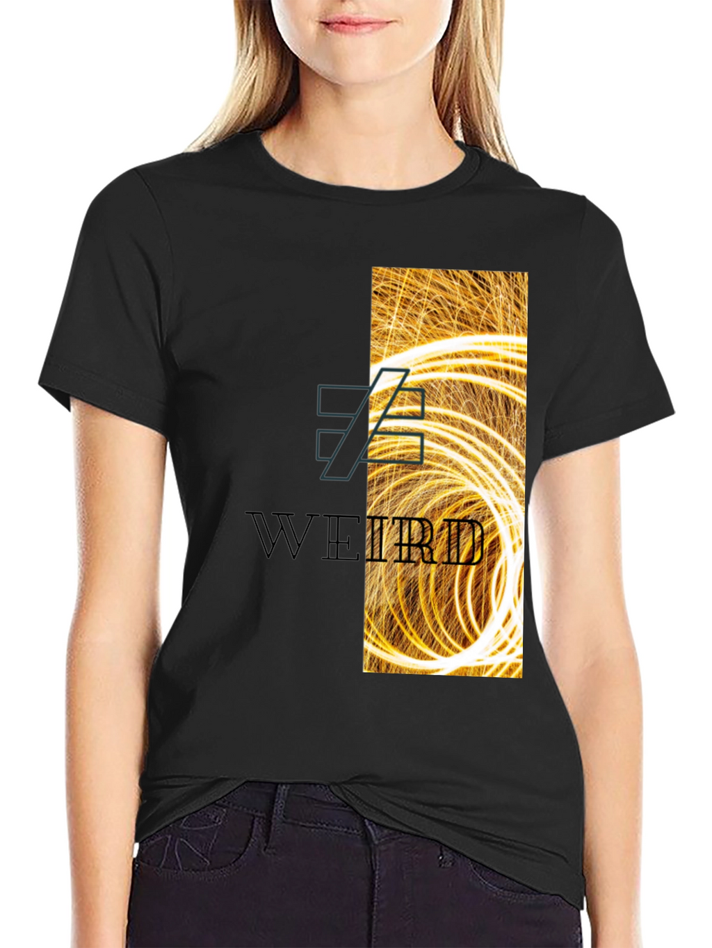 Weird Graphic Print T-Shirt