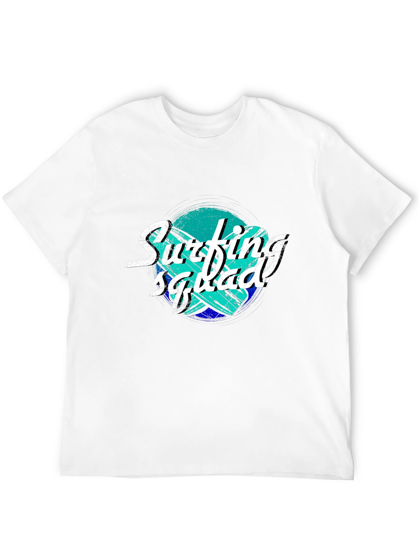 Surfing Squad Black T-Shirt - Surf Style Tee