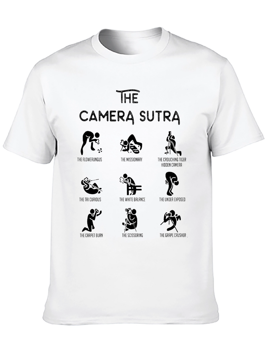 The Camera Sutra T-Shirt Funny Photographer Gift