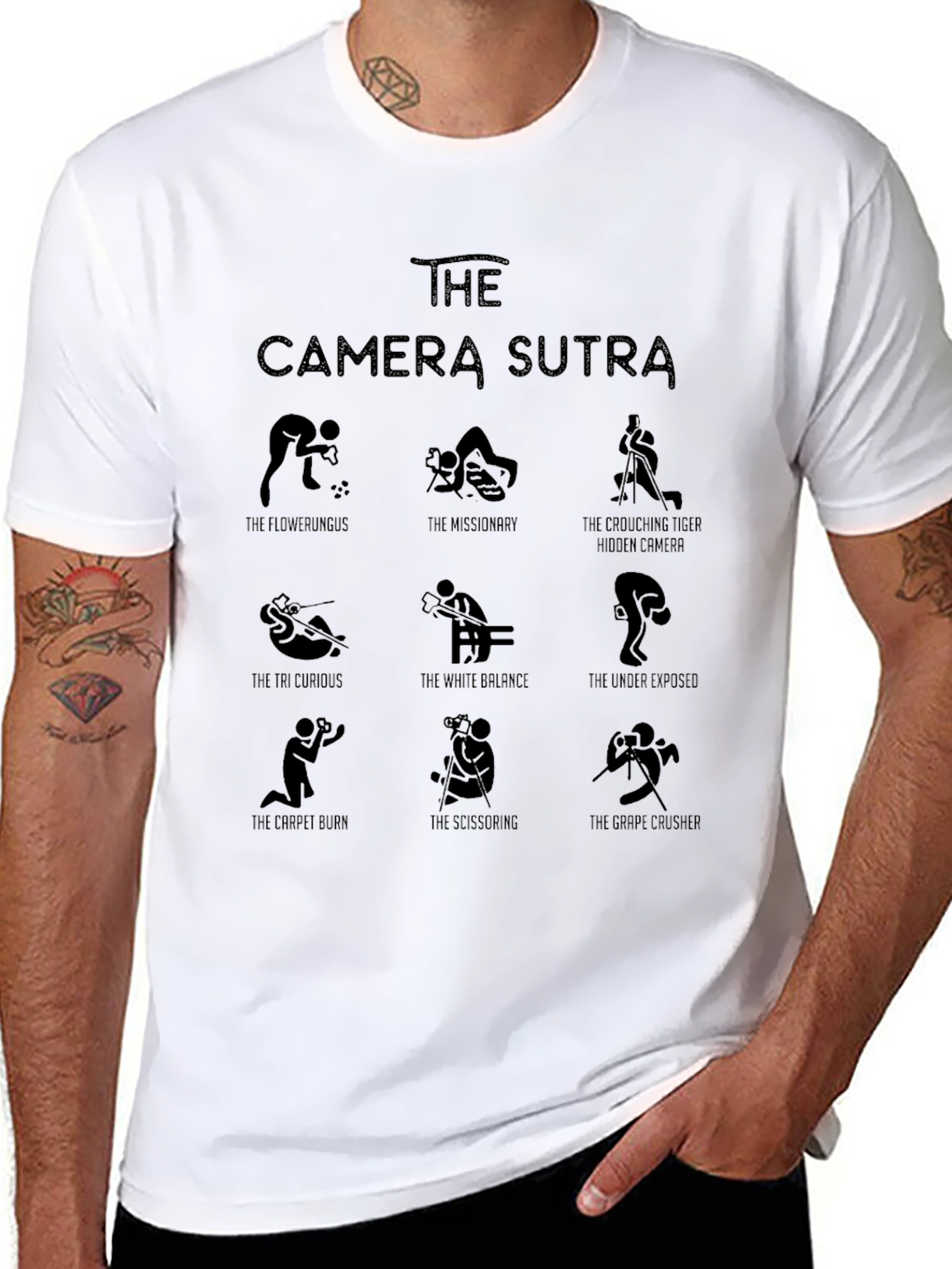 The Camera Sutra T-Shirt Funny Photographer Gift